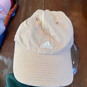 Adidas Beige Cap with White Logo